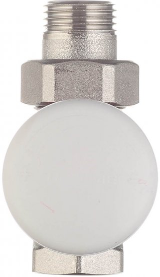 Клапан регулирующий Tiemme 1/2 НР(ш) х 1/2 ВР(г) для радиатора (3220003/3260043)