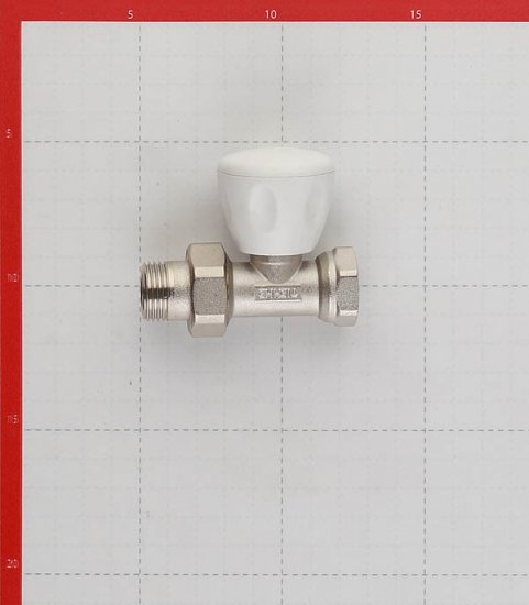 Клапан регулирующий Tiemme 1/2 НР(ш) х 1/2 ВР(г) для радиатора (3220003/3260043)