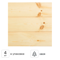 Имитация бруса хвоя 20x146x4000 мм сорт Оптима 4 шт. 2.34 м²