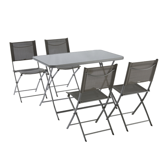 Стул Naterial Emys Origami складной 52x42x83 см сталь темно-серый