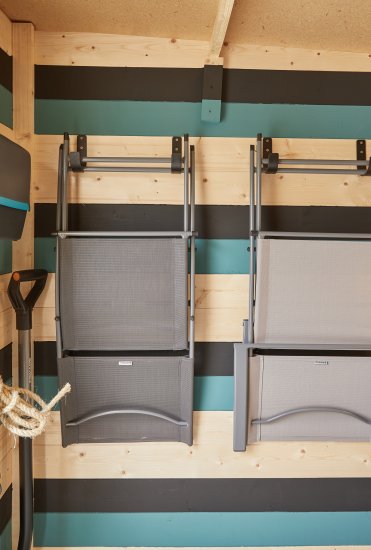 Стул Naterial Emys Origami складной 52x42x83 см сталь темно-серый