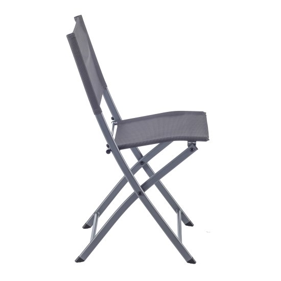 Стул Naterial Emys Origami складной 52x42x83 см сталь темно-серый