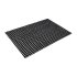 Коврик грязесборный резина Vortex 100x150 см цвет черный