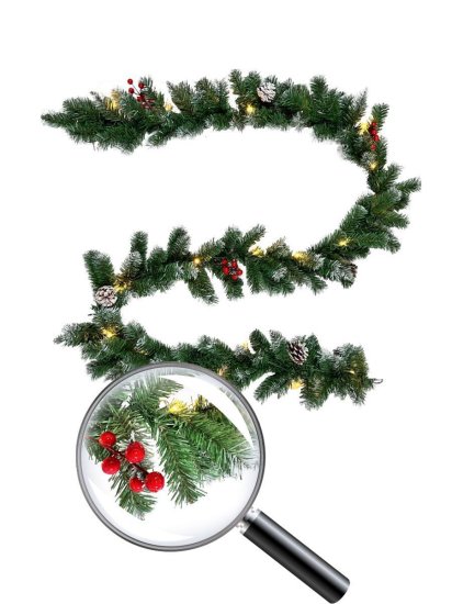 Гирлянда Хвоя 270 см 20 LED