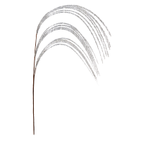 Изделие декоративное Ветка 97x10 см серебро