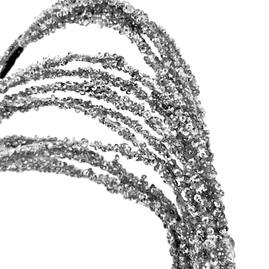 Изделие декоративное Ветка 97x10 см серебро