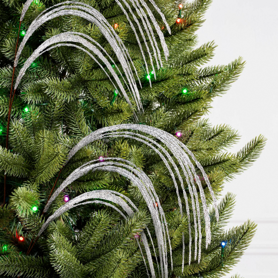 Изделие декоративное Ветка 97x10 см серебро