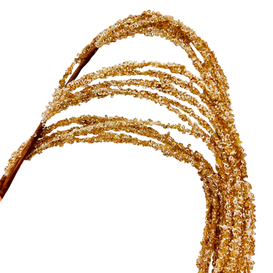 Изделие декоративное Ветка 97x10 см золотой