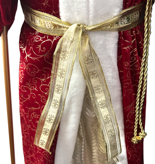 Декоративная фигура Дед Мороз 120x50 см красный