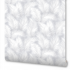 Обои флизелиновые Wallsecret Flamingo белые 1.06 м 8828-10