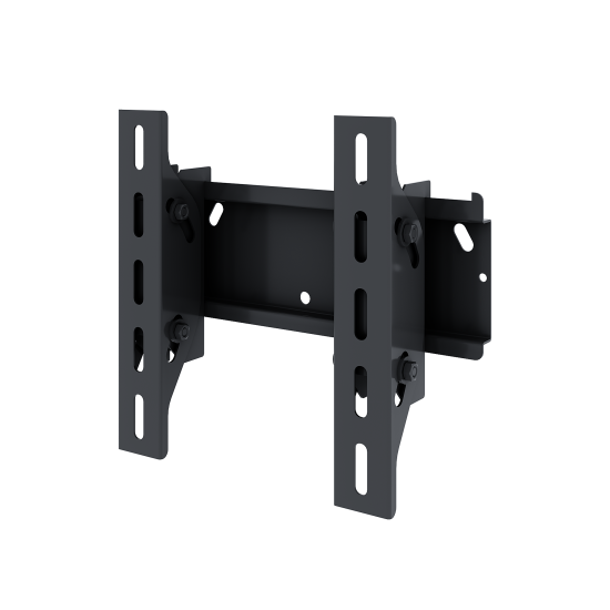 Кронштейн для ТВ настенный не поворотный 28.5x10.5 см цвет черный