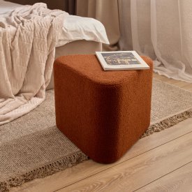 Пуф букле терракот 45 x 38 см
