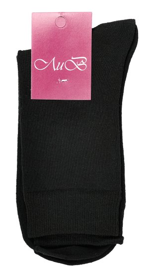 Носки мужские ЛИВ цвет черный размер 43-46 1 пара