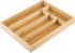 Лоток для столовых приборов Mallony 37x30x4.5 см бамбук цвет коричневый