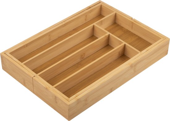 Лоток для столовых приборов Mallony 36x26x5.5 см бамбук цвет коричневый