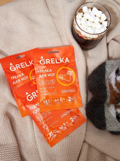 Грелка самонагревающаяся для ног Грелтек 95x70 мм, 2 шт.