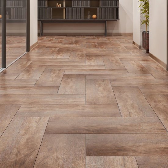 Глазурованный керамогранит Artens Forest K-706/SR 20x60 см 1.2 м² матовый цвет медовый