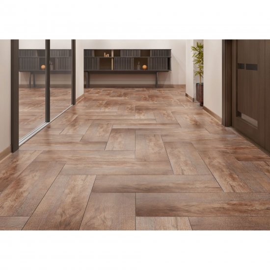 Глазурованный керамогранит Artens Forest K-706/SR 20x60 см 1.2 м² матовый цвет медовый