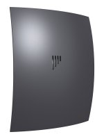 Вентилятор осевой вытяжной Diciti Breeze D125 мм 30 дБ 165 м3/ч обратный клапан цвет серый