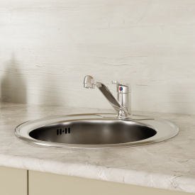 Смеситель для кухни Vidima Scorpio общая высота 16.2 см цвет хром