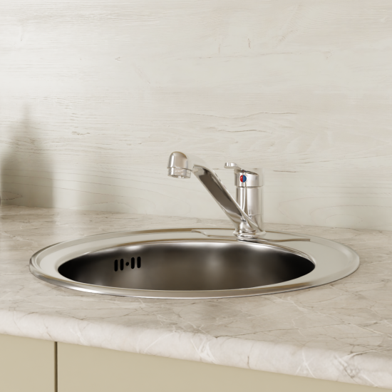 Смеситель для кухни Vidima Scorpio общая высота 16.2 см цвет хром