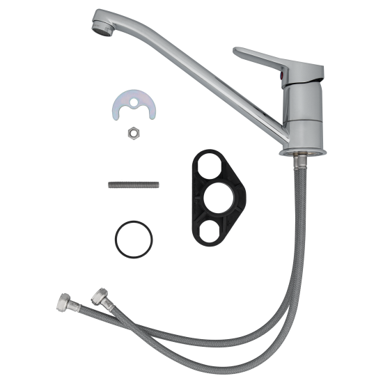 Смеситель для кухни Vidima Scorpio общая высота 16.2 см цвет хром