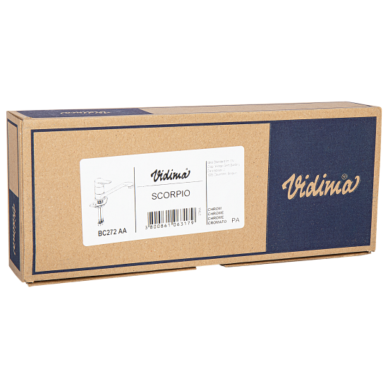 Смеситель для кухни Vidima Scorpio общая высота 16.2 см цвет хром
