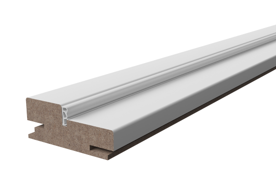 Дверная коробка Некст телескопический 2100x80x32 мм Hardflex ламинация цвет аляска (2.5 шт.)