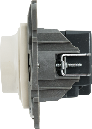 Диммер поворотно-нажимной универсальный LED - Legrand Etika - 300Вт без нейтрали - слоновая кость