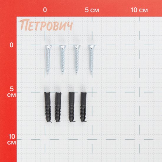Полка для ванной Lider Drop трехъярусная 310х110х530 мм металл хром (4262)