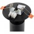 Светильник встраиваемый GU10 поворотный черный 40 Вт IP20 Ritter Artin (59967 8)