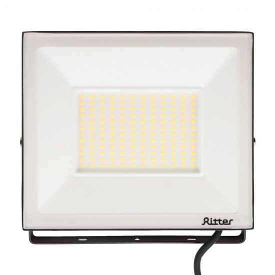 Прожектор светодиодный Ritter Profi 4000К 100 Вт IP65 черный