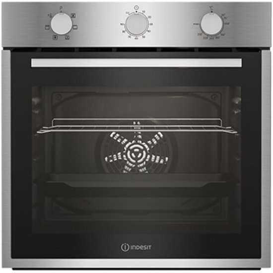 Духовой шкаф электрический встраиваемый Indesit IFE 2630 IX 560 мм серебро (543558)