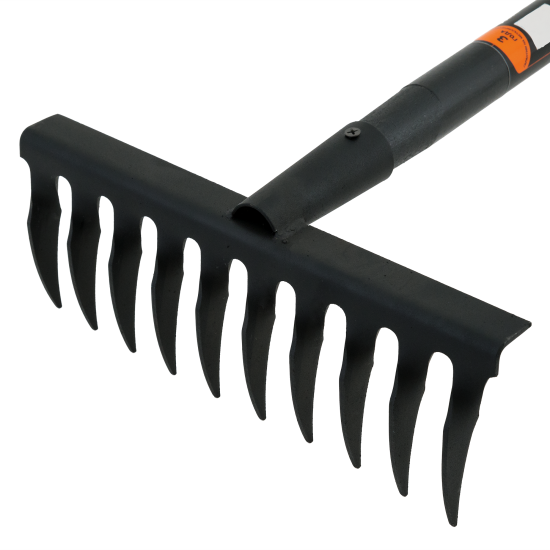 Грабли прямые Finland 1704, 10 зубьев 140 см сталь с черенком