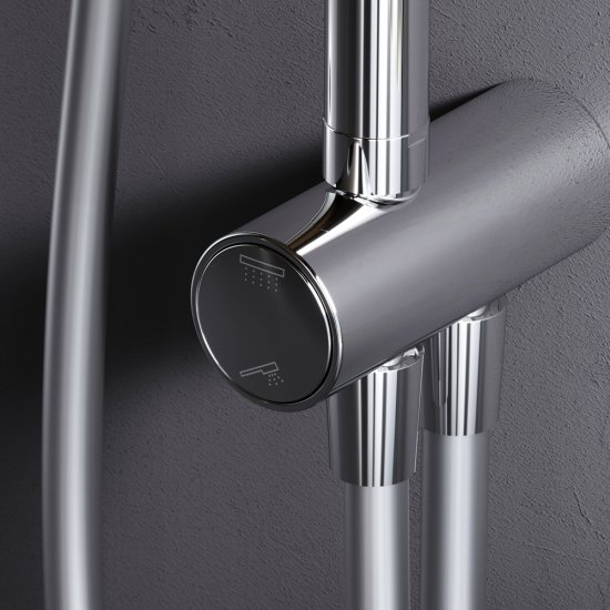 Душевой комплект с верхним душем AM.PM MOXIEM000 без смесителя