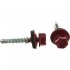 Кровельный саморез Стройметиз 4,8х28 RAL3003 красный рубин (300 шт.)