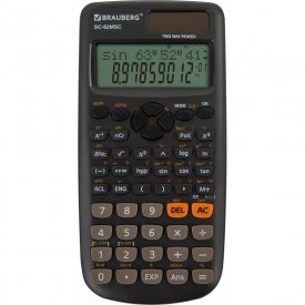 Калькулятор инженерный BRAUBERG Sc-82msс (165x84 мм), 240 функций, 10+2 разрядов, двойное питание