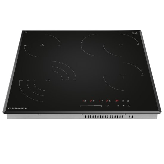 Электрическая варочная панель Maunfeld CVCE594SSMDBK LUX 59 см 4 конфорки цвет черный