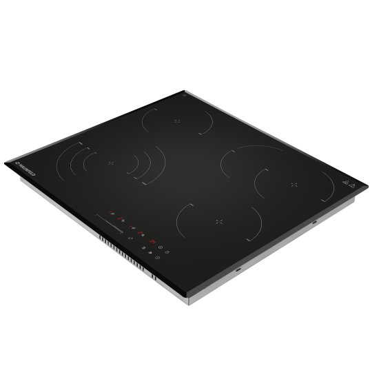 Электрическая варочная панель Maunfeld CVCE594SSMDBK LUX 59 см 4 конфорки цвет черный