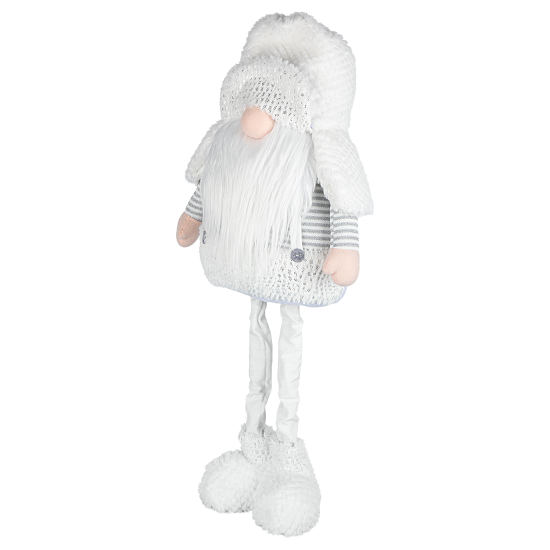 Декоративная фигура Гном 78 см белая