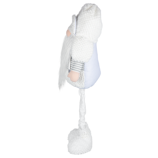 Декоративная фигура Гном 78 см белая