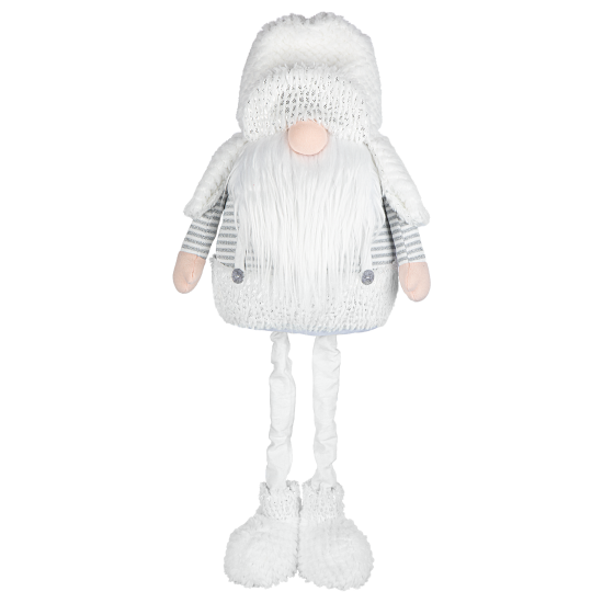 Декоративная фигура Гном 78 см белая