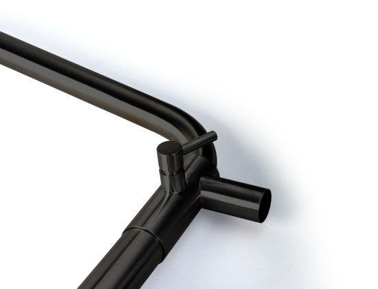 Душевая система Iron2 CAS2402 со смесителем 1 режим цвет черный матовый