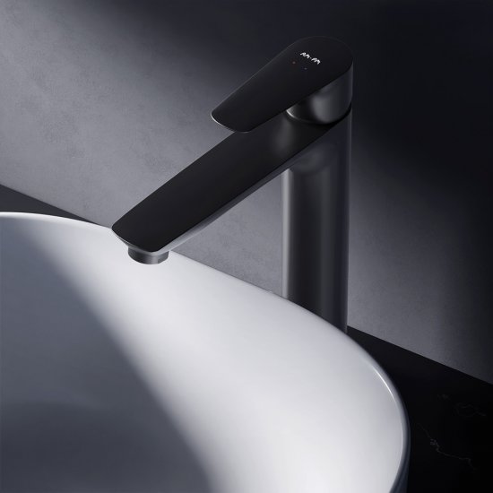 Смеситель для раковины AM.PM Drive F9U92022 однорычажный на столешницу цвет черный матовый