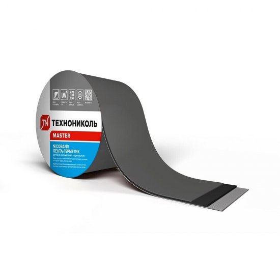 Лента гидроизоляционная Nicoband темно-серая 10 м х 30 см