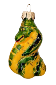 Елочное украшение Коломеев Кобра ФУ-416 9x5 см цвет разноцветный