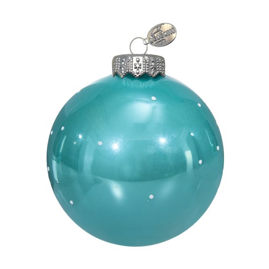 Елочный шар Коломеев Снегурочка-красавицы КУ-100-244049 ø10 см стекло цвет разноцветный