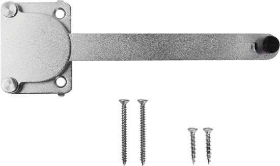 Ограничитель оконный 185 мм, цвет серебристый