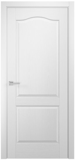Дверь межкомнатная глухая без замка и петель в комплекте Палитра 200x80 см финиш-бумага цвет белый