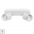 Спот поворотный Arte Lamp Aquarius 2 лампы GU10 4 м² цвет белый